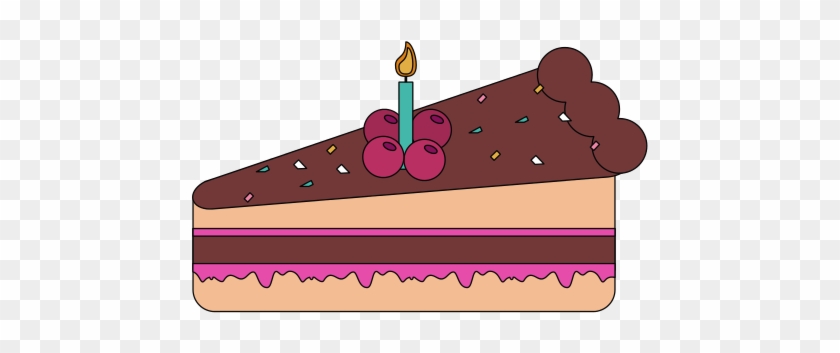 Birthday Cake Slice Icon Image - Birthday Cake #463440