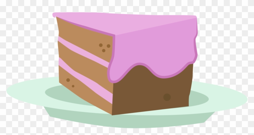 Fanmade Slice Of Cake - My Little Pony Cake Cartoon #463471