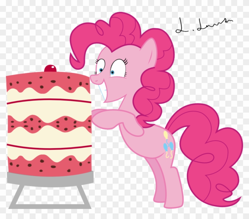 Pinkie Pie And Cake By Und34d951 - Pinkie Pie #463485