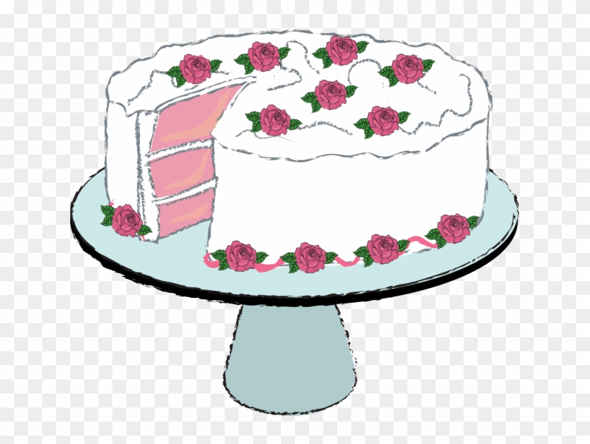 Happy Birthday Cake Greetings Likewise Pin Cake Isolated - Vintage Birthday Cake Png #463487