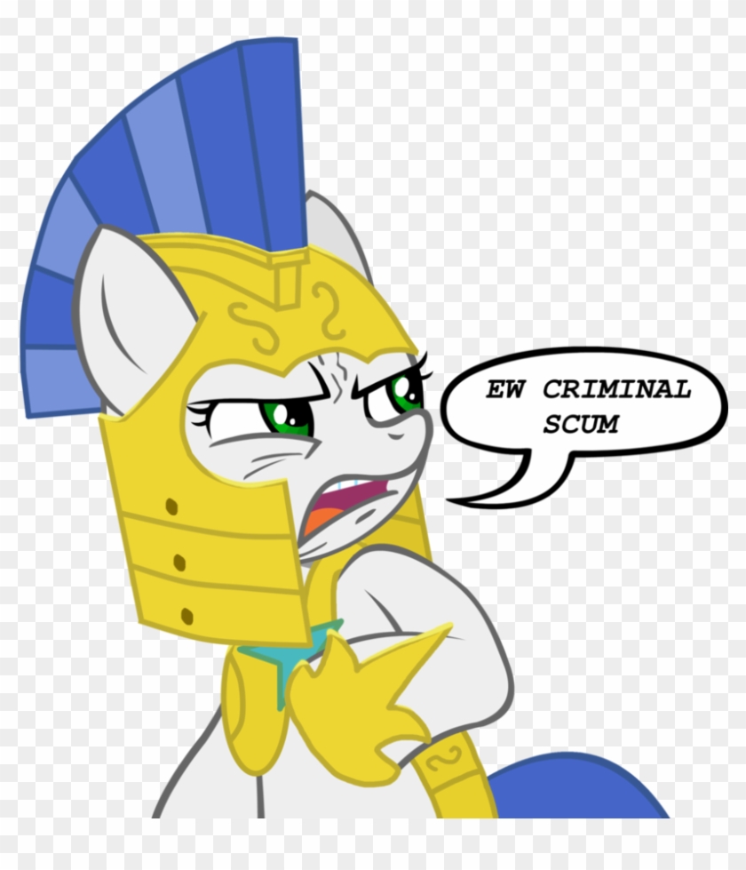 Ew Criminal Scum By Hakar-kerarmor - Stop Right There Criminal Scum Pony #463520