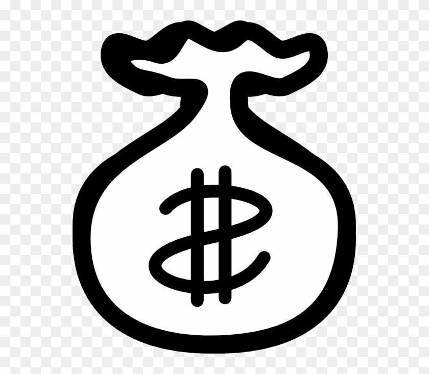 Money Black And White Money Clipart Black And White - Black And White Money Sign #463541