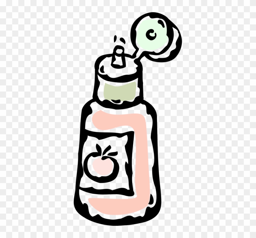 Vector Illustration Of Ketchup Bottle Condiment Of - Vector Illustration Of Ketchup Bottle Condiment Of #463592
