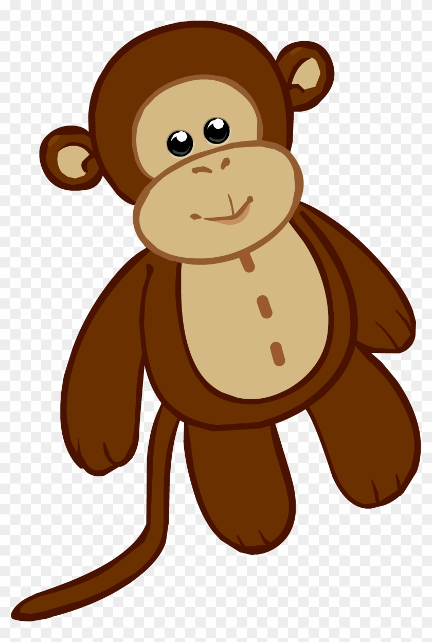 Monkey Stuffie - Club Penguin Monkey #463748