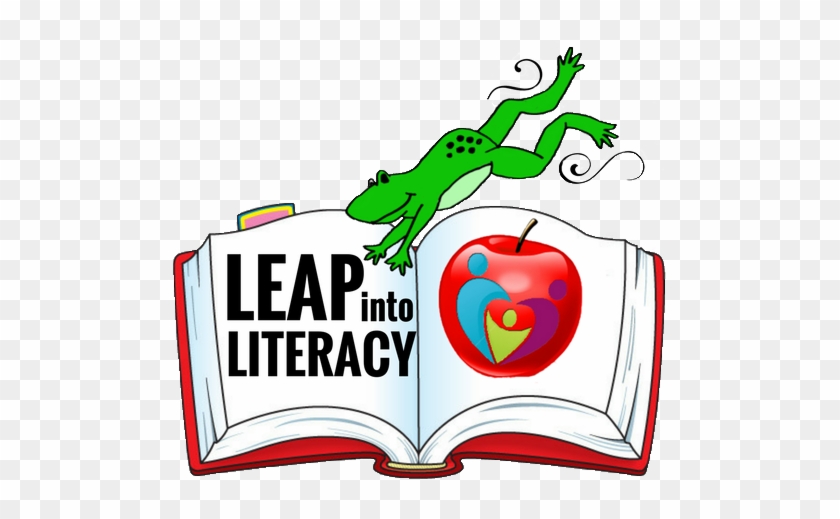 Leap Into Literacy - Open Book Clip Art #463754