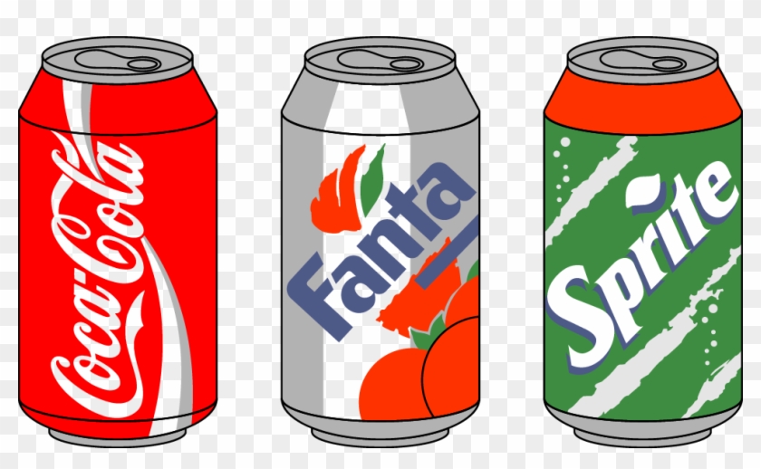 Coca-cola Soft Drink Clip Art - Coca Cola Can Drawing - Free