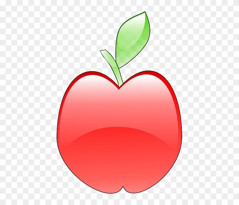 Vitamins Red, Apple, Fruit, Plant, Food, Sweet, Vitamins - Apple Clip Art #464127