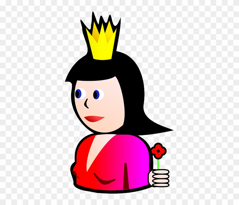 Crown Queen, Person, Woman, Princess, Crown - Queen Clip Art #464195