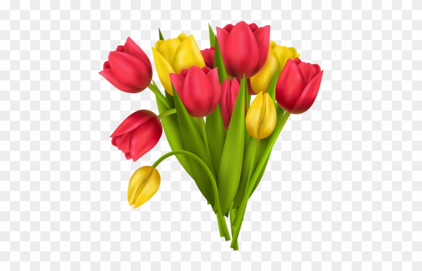 Png Lale Resimleri, Tulip Png Pictures - Vector Paint Flower Vase Png #464267