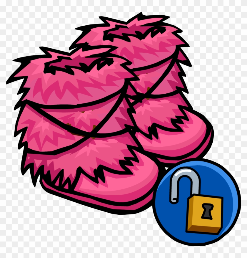 Boot Shoe Club Penguin Pink Slipper - Boot Shoe Club Penguin Pink Slipper #464320