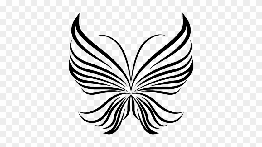 Stripes Wings Light Butterfly Beautiful Design From - Asas De Borboleta Desenho #464324