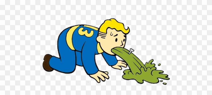 Report Abuse - Vault Boy Puking #464376