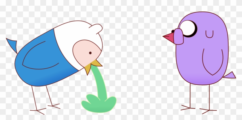 Finn And Jake Bird Vomit By Rockint765 - Jake And Finn Adventure Time Birds #464410