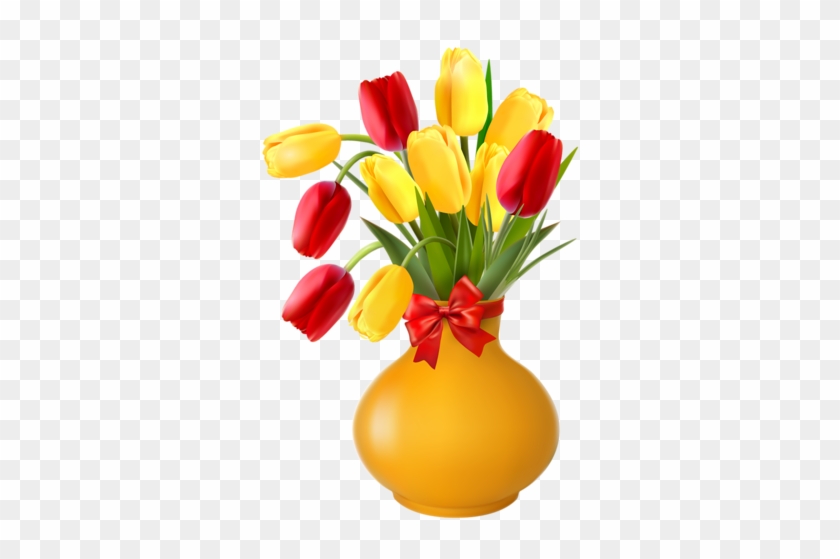 Png Lale Resimleri, Tulip Png Pictures - Flower Vase Png Clipart #464664