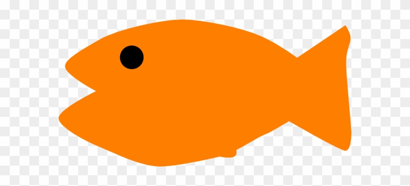 Orange Fishy Clip Art At Clker - Fish #464763