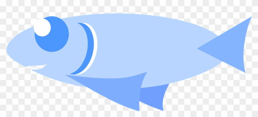 Light Blue Clipart Fish - Fish Clipart Blue #464772
