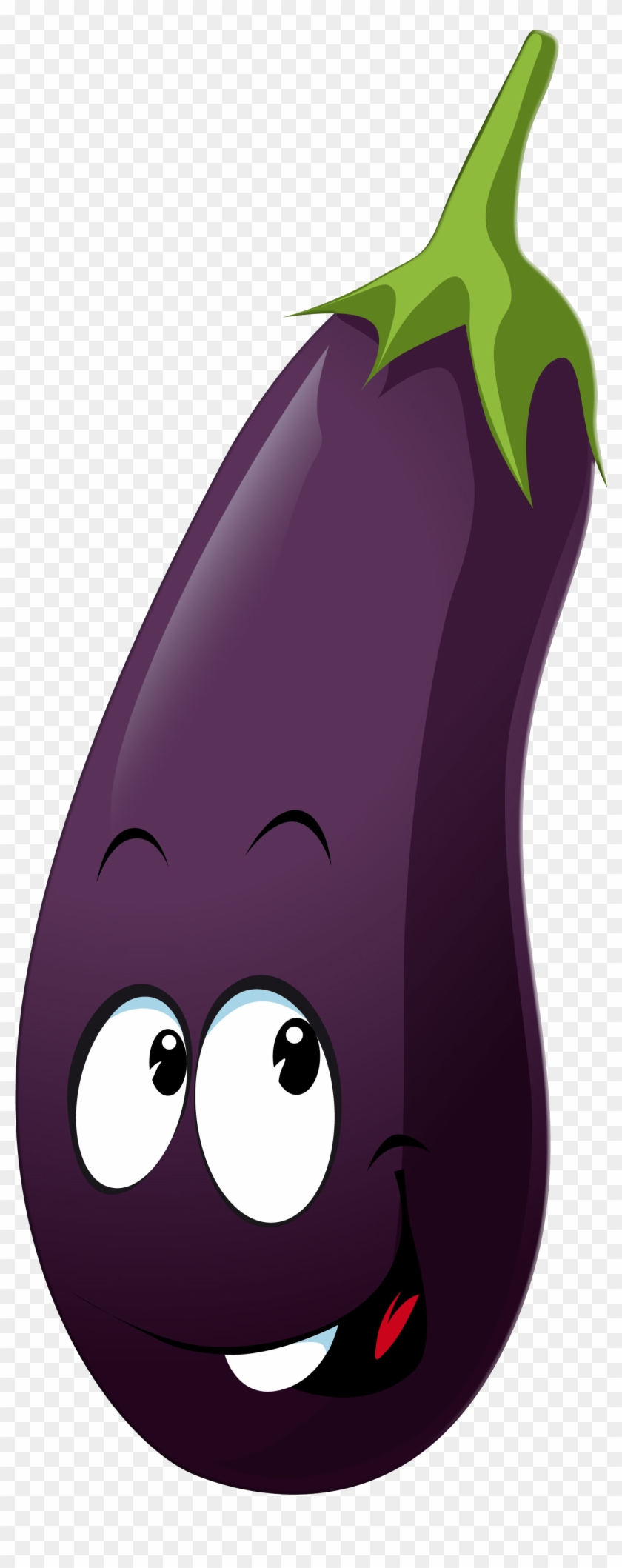 Veggies - Eggplant Cartoon - Free Transparent PNG Clipart Images Download
