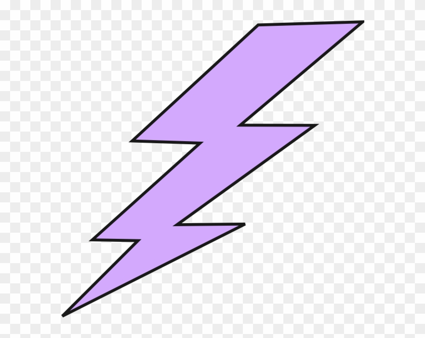 Cartoon Purple Lightning Bolt - Free Transparent PNG Clipart Images Download