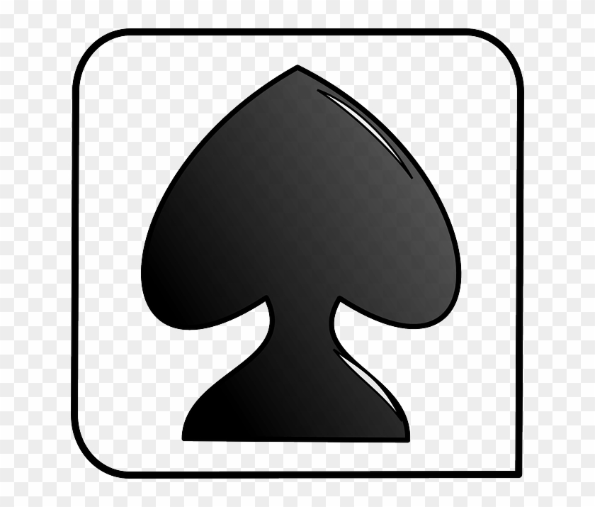 Deck Black, Card, Spade, Toy, Game, Cards, Play, Deck - Deck Of Cards Clip Art #465005