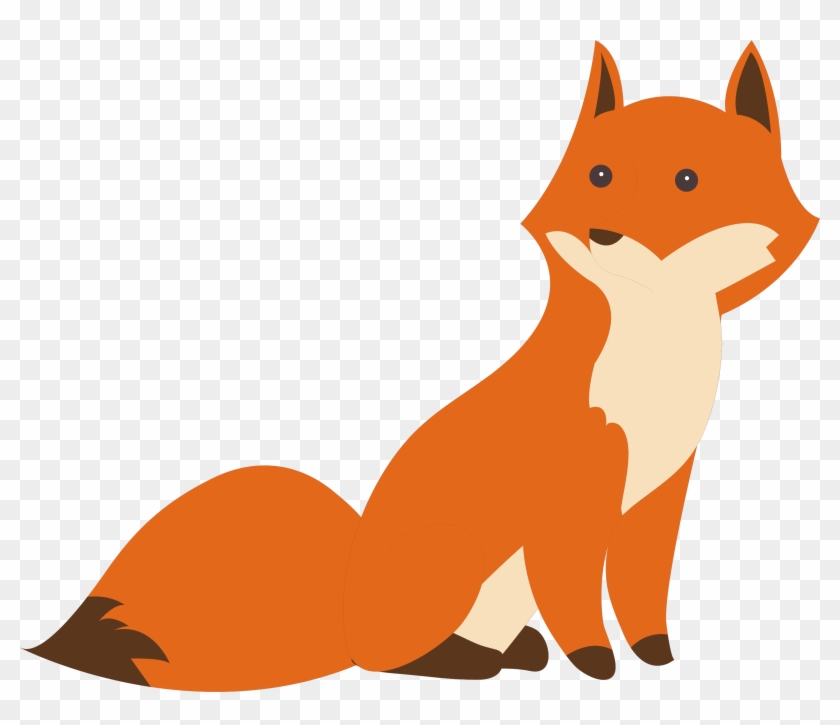 Red Fox Drawing Illustration - Cute Fox Png #465037