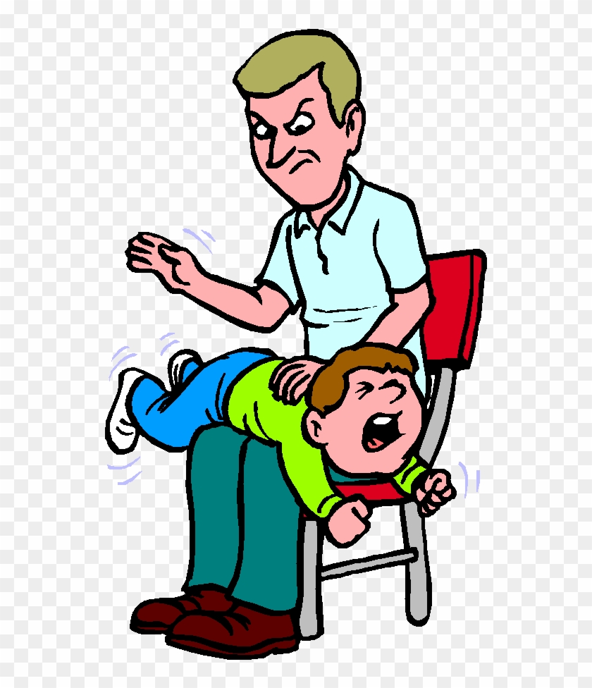 It Has Been Observed That A Child's Misbehaviour Is - Spanking Child Cartoon #465039