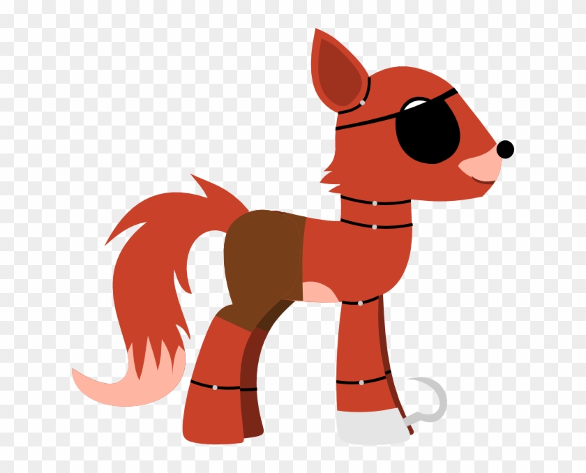 [mlp-fnaf] Foxy, The Pony Pirate Fox By Carloscreations - My Little Pony Foxy #465060