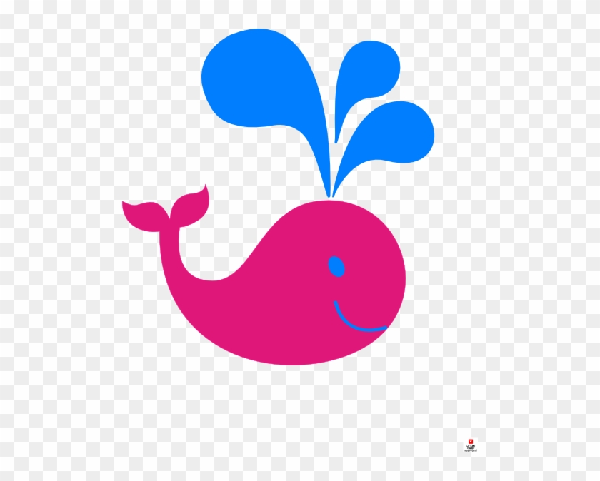 Whale Clipart Solid - Pink And Blue Whale #465073
