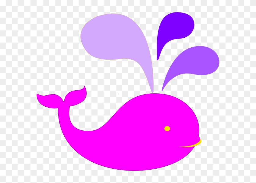 Ocean Preppy Boy Party Theme - Pink And Purple Whale #465074