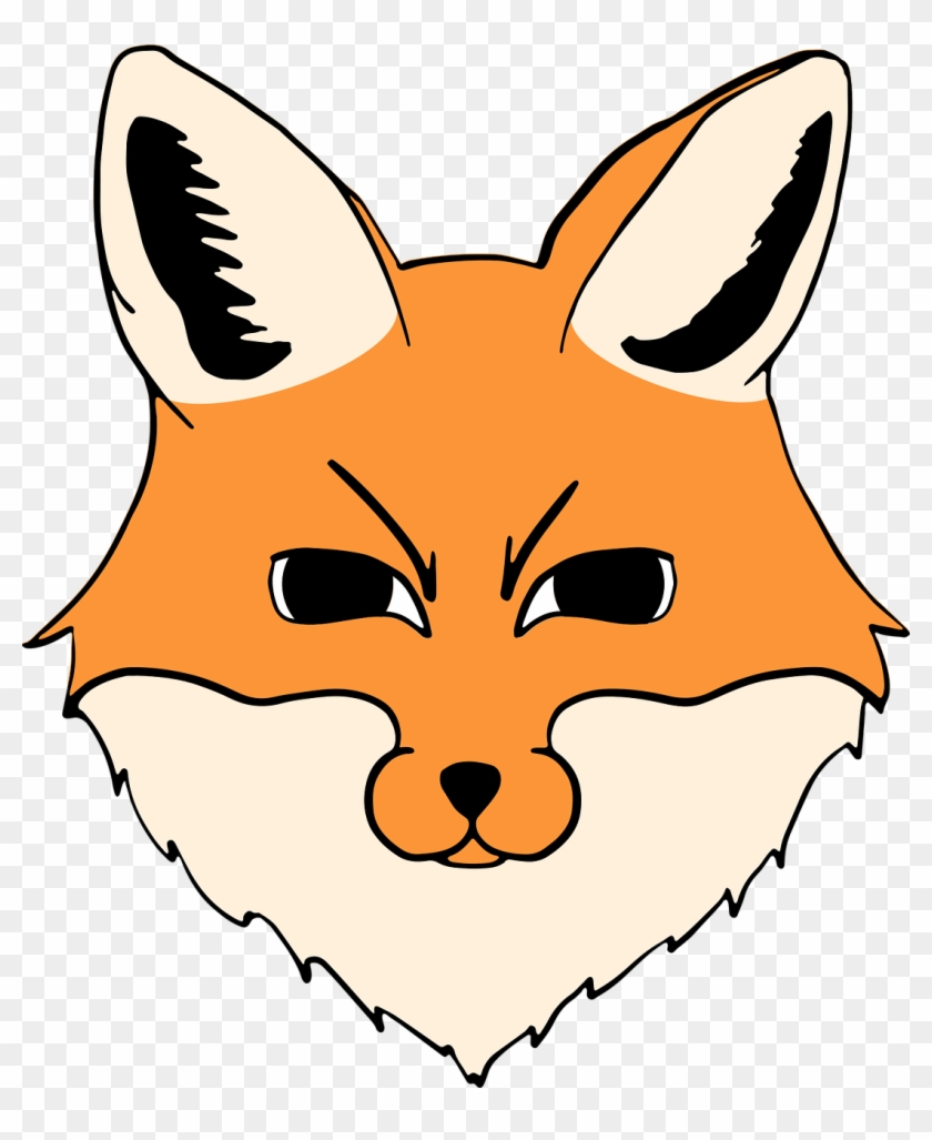 Fox Head Animal Vector Png Image - Face Fox Png Transparent #465176