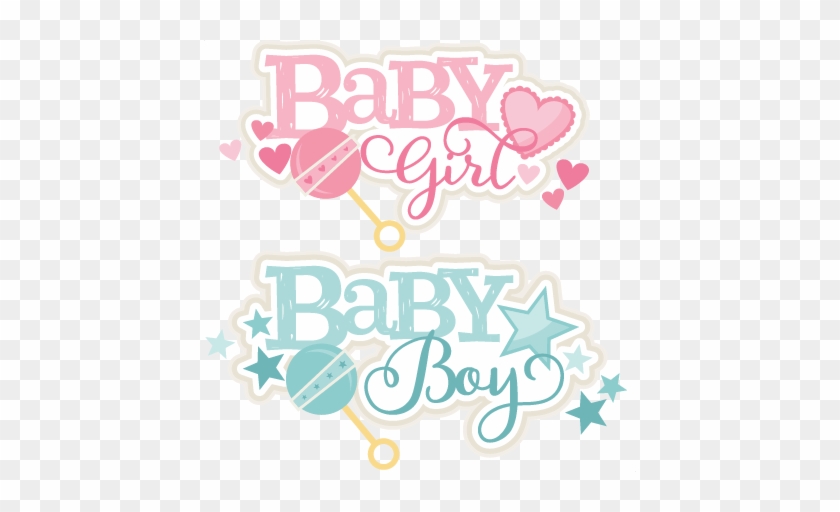 Baby Girl And Boy Titles - Baby Girl Clipart #465179