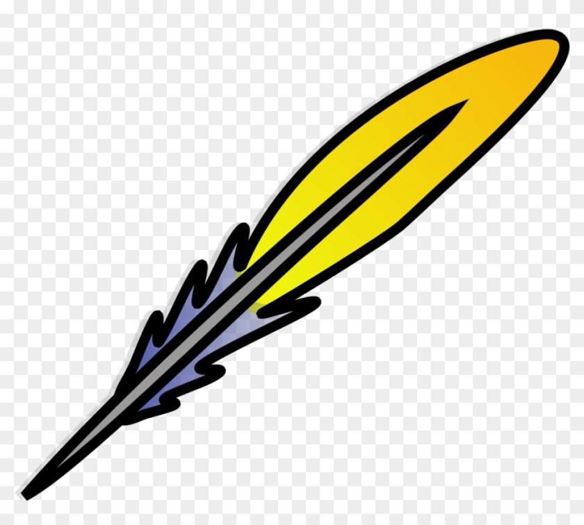 Feather - Clip Art Of Quill #465227
