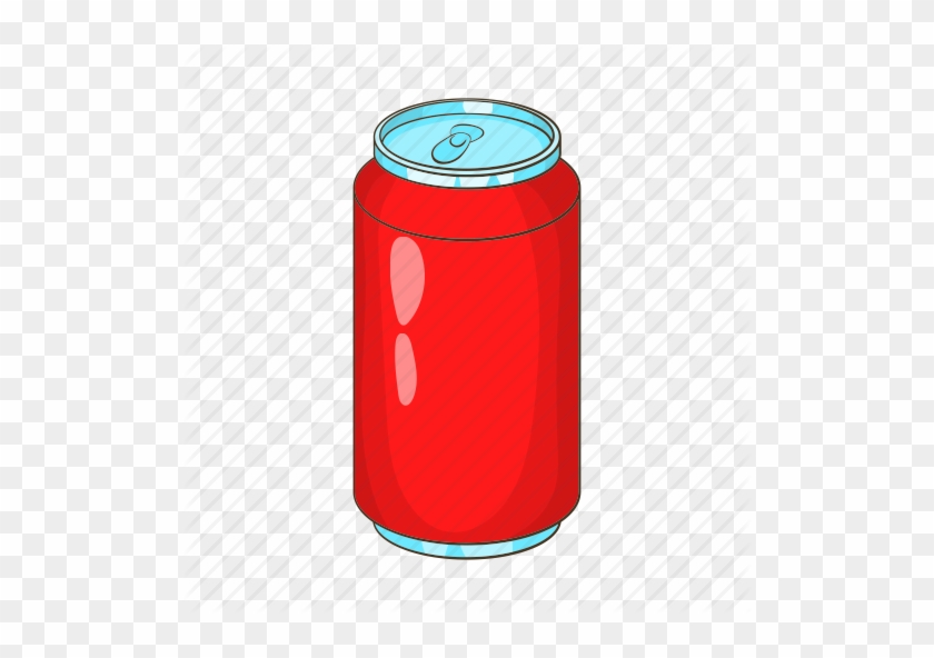 Aluminum, Bank, Beverage, Cartoon, Drink, Soda Icon - Soft Drinks Png Cartoon #465232