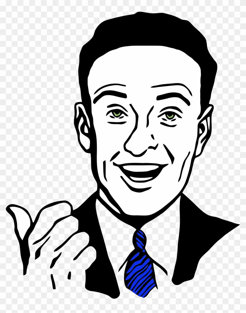 Clipart - Thumbs Up Guy Clip Art #465262