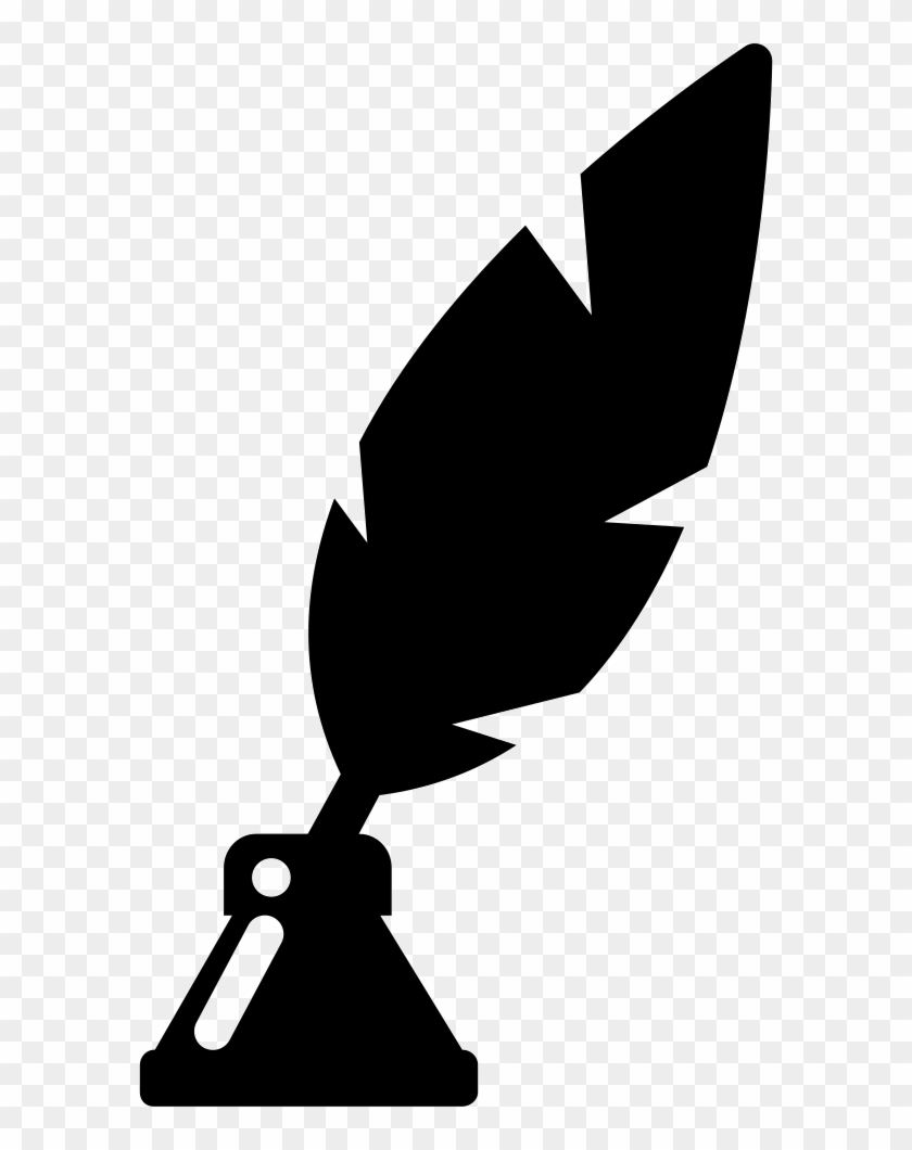 Poetry Symbol Of A Feather In Ink Container Comments - Poetry Icon Png #465294