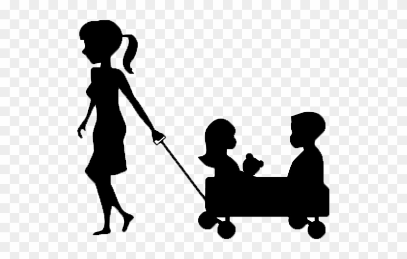 Babysitting Clipart Black And White - Nanny Logo #465538