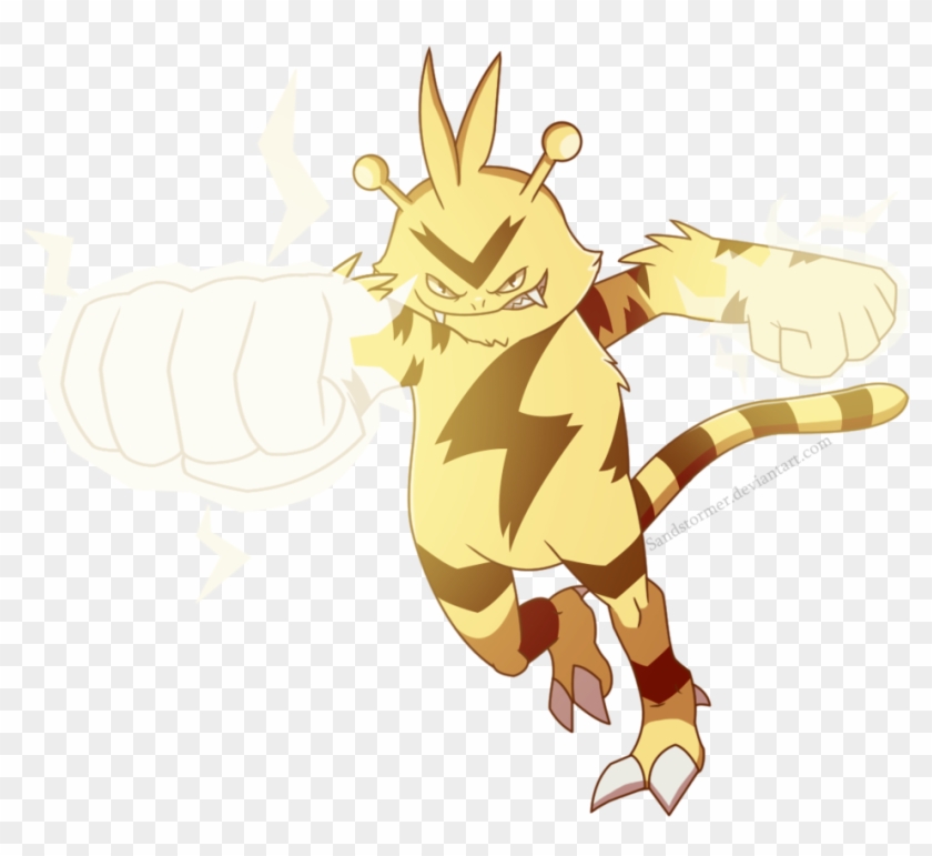 Electabuzz Used Thunder Punch By Sandstormer - Drawing #465548