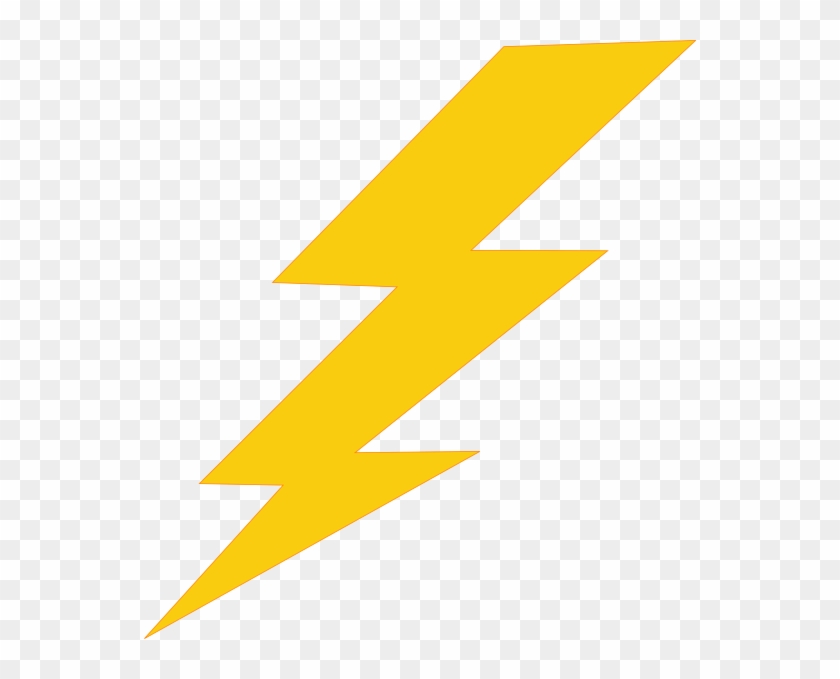 Thunder Bolt Plain Clip Art At Clker - Lightning Bolt Clipart #465589