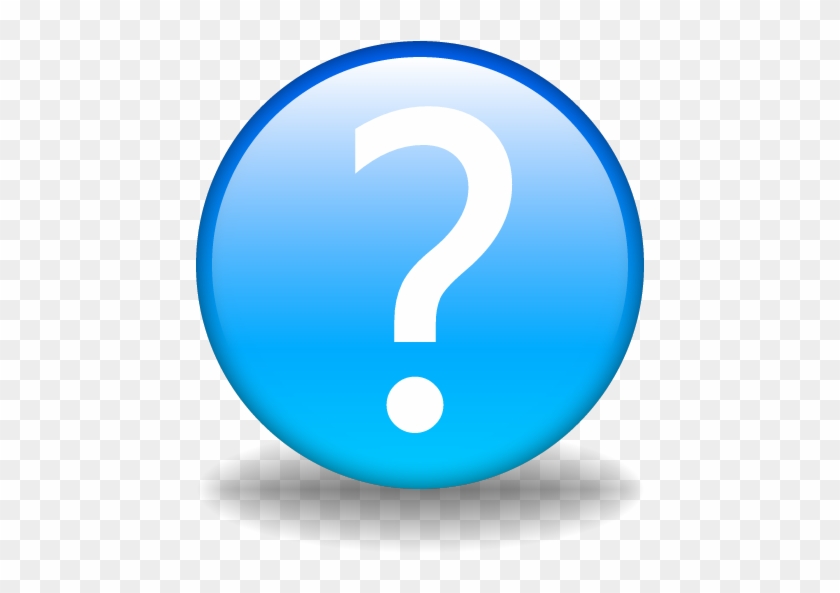 Blue Question Mark Icon Clipart - Question #465601