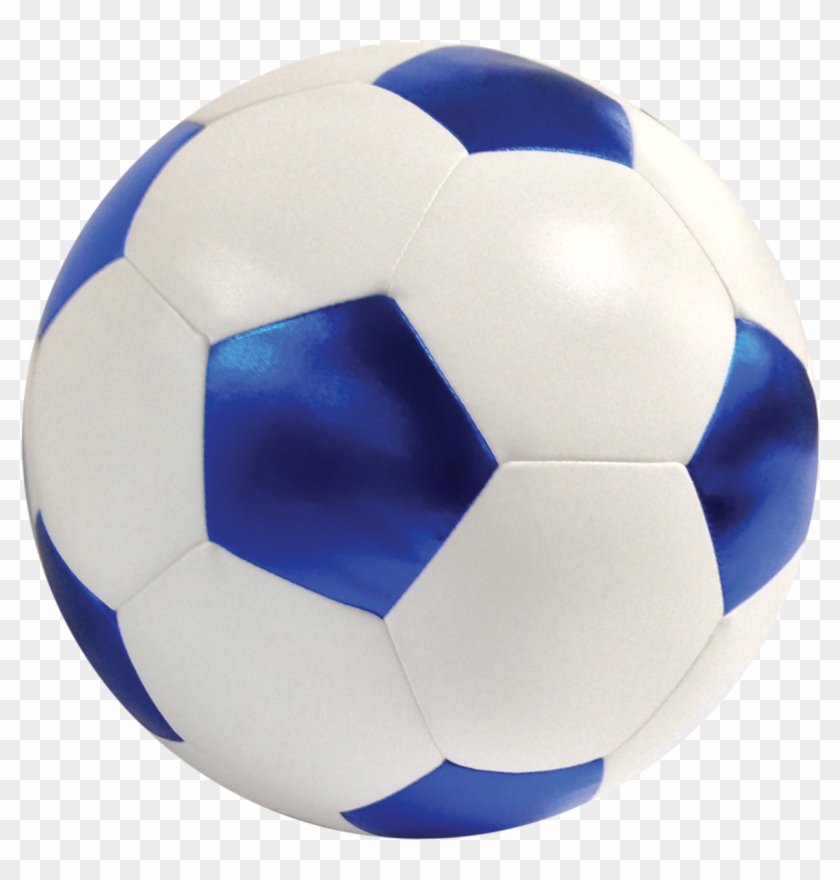 Football Pillow Sport Throw-in - Iscream Soccer Ball 3d Microbead Throw Pillow, Blue #465824