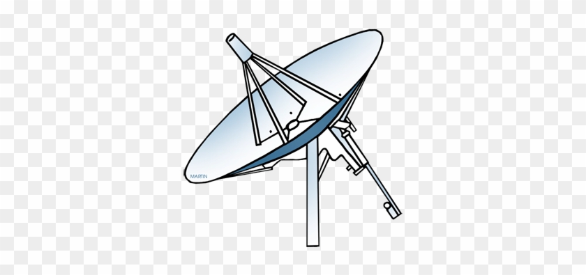 Outer Clip Art By Phillip Martin, Satellite Dish - Satellite Dish Clipart Transparent #466023