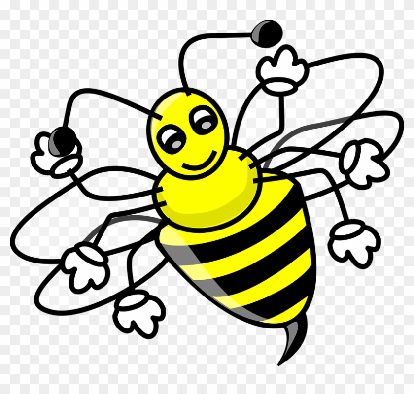 Cute Honeybee Cliparts 19, - Awesome Graphics Funny Honey Bee White Ceramic Coffee #466026