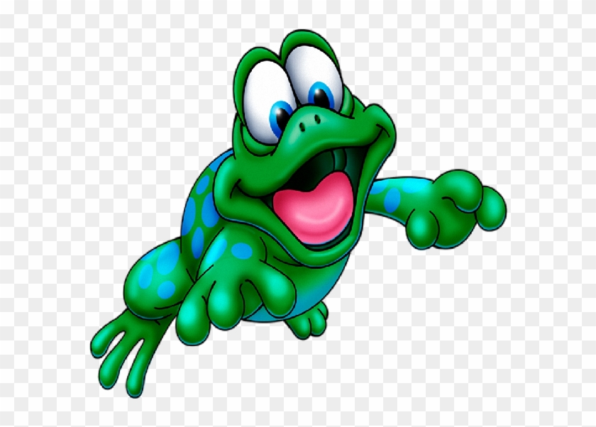 Funny Frog Cartoon Animal Clip Art Images - Frogger Frog Transparent Background #466189