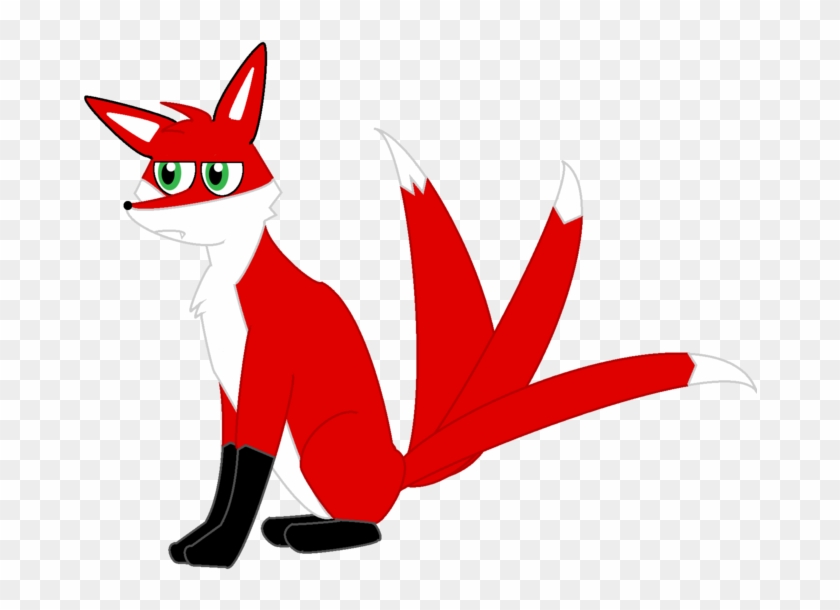 Sitting Pose By Trickyfox93 - Cartoon #466271