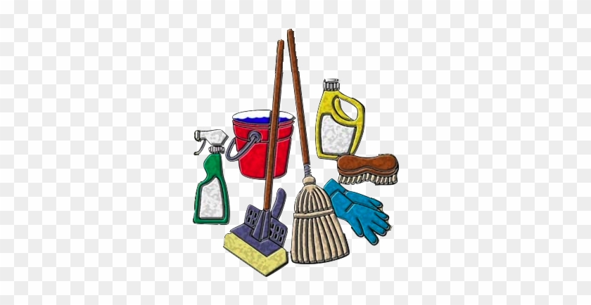 House Cleaning Service Logo - Cleaning Supplies Pic Cartoon #466338