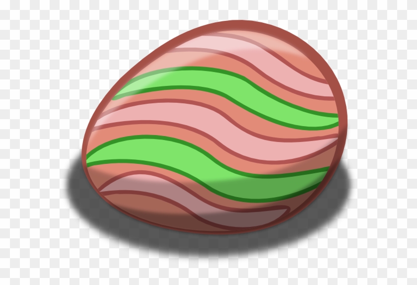 Supremacy - Clipart - Pink Green Easter Egg #466432