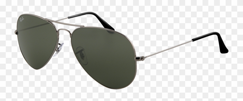 Sunglasses Png Clipart - Ray Ban Aviators Gunmetal Frame #466562