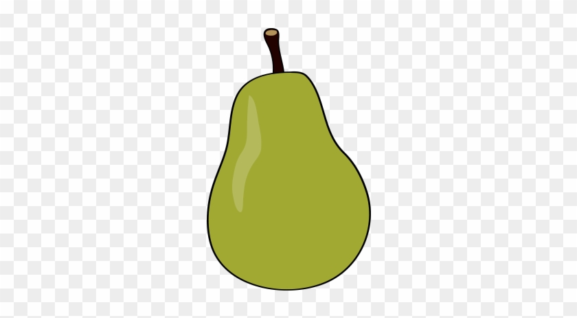 Pear Illustration Png Graphic Cave - Pear Vector Png #466569