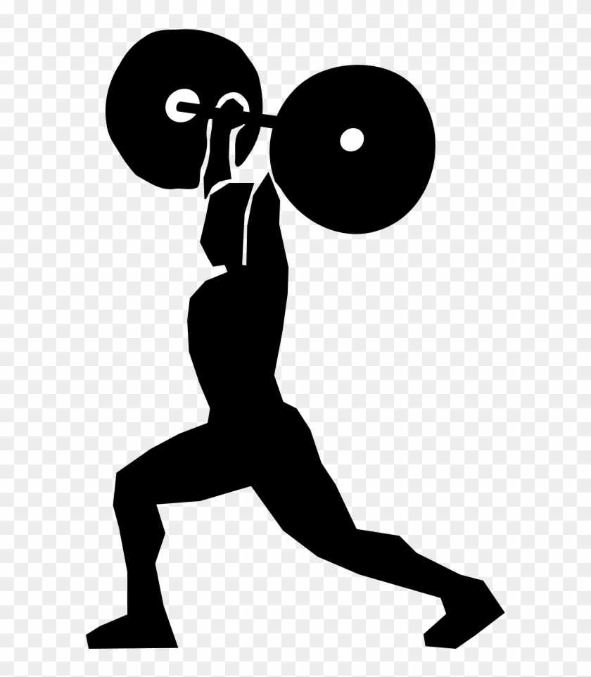 Lifting Weights Clipart - Weight Lifting Clipart #466661