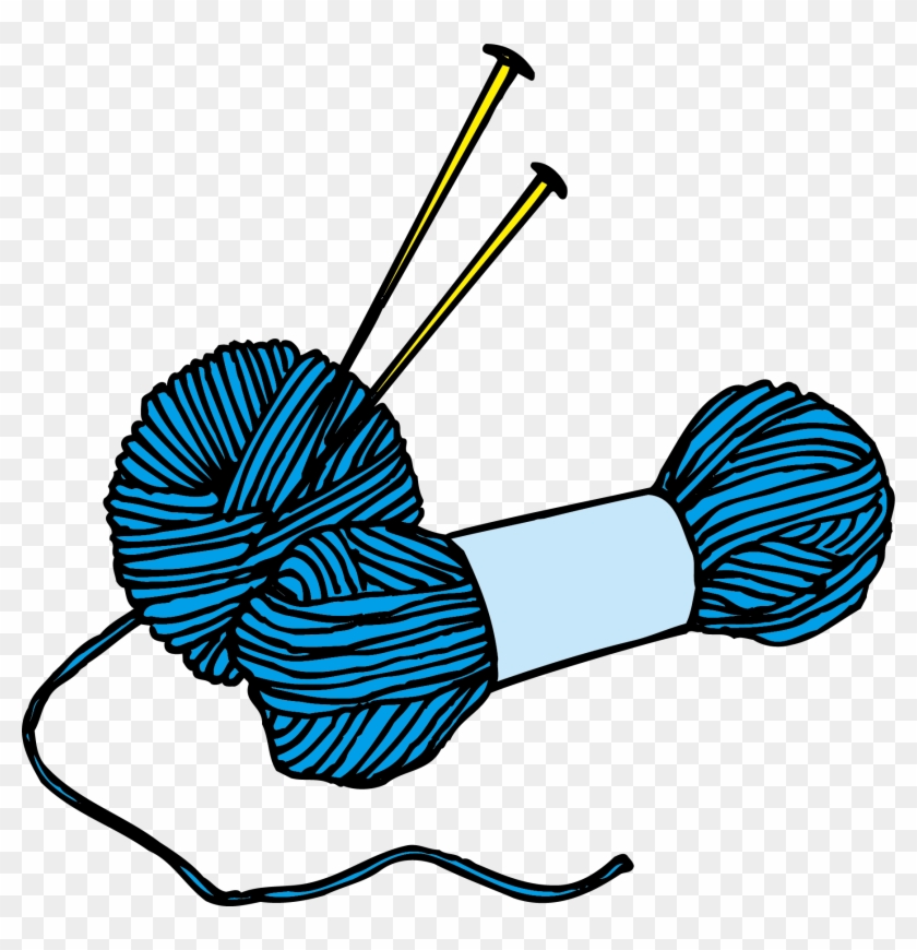 Yarn Wool Knitting Clip Art - Yarn Wool Knitting Clip Art #466719