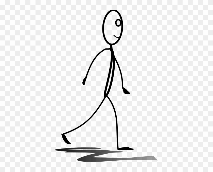 Al Walking Png Images - Stick Figure Walking Clipart #466739